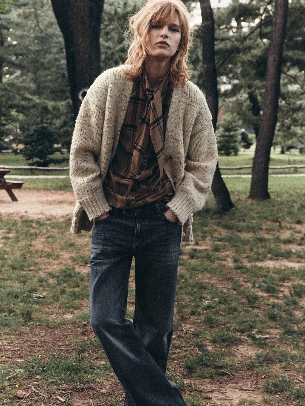 Chunky knit cardigan